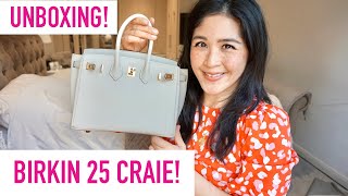 BIRKIN 25 CRAIE TOGO WITH TWILLY  Sam Loves [upl. by Anerom269]