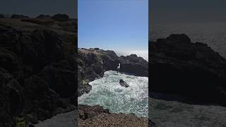 Indian Sands Inlet oregon travel scenery nature waves ocean asmr [upl. by Yllil]