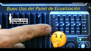 Buen Uso del Panel de Ecualización de una Cajas Amplificada [upl. by Sihonn]