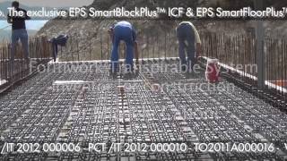 FASI COSTRUZIONE ASSEMBLAGGIO ARMATURA SOLAIO ANTISISMICO DISSIPATIVO EPS Smart Floor Plus™ ICF [upl. by Digdirb]