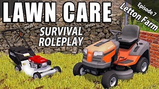 LAWN CARE  Survival Roleplay  Farming Simulator 17  Letton Farm  Ep 7 [upl. by Karab]