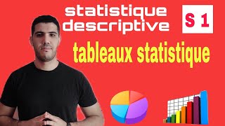 statistique descriptive  tableaux statistique [upl. by Nnoryt]