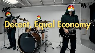 Decent Equal Economy  An AIGenerated Song Original Lyrics Official Lyrics Video RockMetal [upl. by Hsizan]