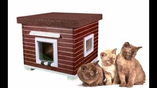 Katzenhaus für Winter  KatzenhausSHOP  Katzenhaus kaufen [upl. by Eolcin979]