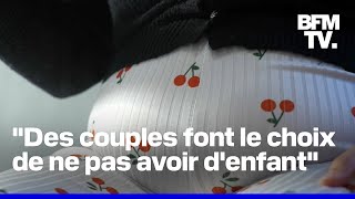 quotDes couples font le choix de ne pas avoir denfantquot la naissance est en baisse en France [upl. by Etnaed244]