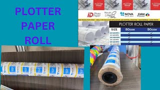 PLOTTER PAPER ROLL [upl. by Evin]