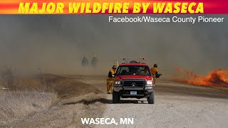 BREAKING NEWS Major Wildfire By Waseca Minnesota CREWS BEING SENT HOME 753 pm Sunday [upl. by Liahkim161]