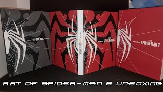 SpiderMan 2 Artbook Deluxe Edition Unboxing [upl. by Peri333]