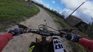 POV PIT BIKE 190CC ATOMIC FULL GAZ PORTUGAL [upl. by Veno]