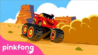 Ich bin ein MonsterTruck  Monster Trucks  Autolieder  Pinkfong Kinderlieder [upl. by Onaimad]