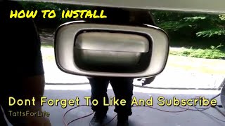 Tailgate Bezel Chevy Silverado  How To [upl. by Profant]