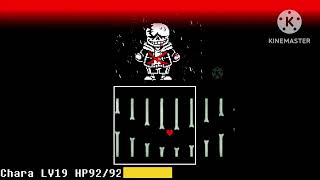 Undertale last breath phase 4 RAINFERNO battle animation [upl. by Acihsay270]