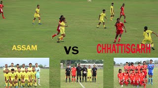 ASSAM vs CHHATTISGARH NATIONAL FOOTBALL CHAMPIONSHIP 2024 to25 [upl. by Obelia860]