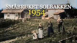 Småbruket Solbakken  1954 kolorert [upl. by Tati]