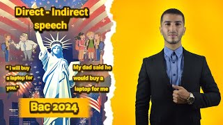 Bac 2024  Reported Speech  درس قواعد في الانجليزية [upl. by Chrysler]