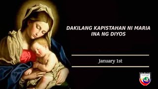 Dakilang Kapistahan ni Maria Ina ng Diyos [upl. by Aynik]