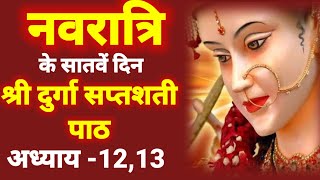 Navratri Path Day7  Durga Saptashati Path day 7 ।नवरात्रि के छठे दिन दुर्गा सप्तशती अध्याय 1213 [upl. by Nuahsed819]