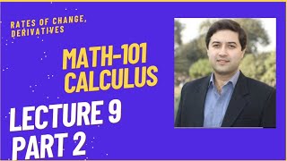 Instantaneous rates of change  Derivatives  Part2 [upl. by Aysahc177]