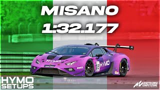 ACC Hotlap  Lamborghini Huracan GT3 EVO II  Misano  V198  Assetto Corsa Competizione [upl. by Yazbak844]