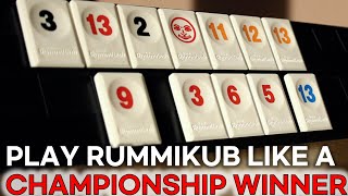 PLAY RUMMIKUB LIKE A CHAMPIONSHIP WINNER 13 [upl. by Germano343]