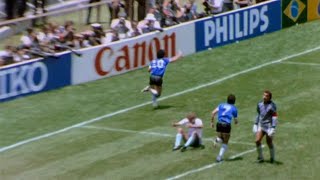 El gol de Maradona a los ingleses 1986 HD 1080p Remasterizado [upl. by Durware236]