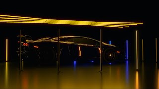 Lighting Programming with Astera Titan and Hyperion Tubes in Unreal Engine  Lamborghini Aventador [upl. by Learsi]