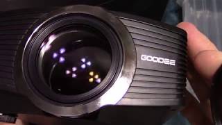 GooDee 1080p LED Projector Review [upl. by Tnilf]