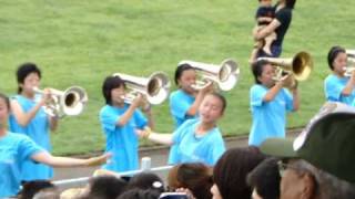 20100704USNavy Atsugi 3Mercury Winds Marching Band情熱大陸 [upl. by Deb]