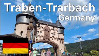 TrabenTrarbach Moselle Region Germany Walking Tour HD 4K 60fps [upl. by Azriel]