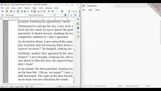 Creating Bookmarks In Open Office [upl. by Gracye]