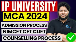 IP University MCA Admission Process 2024 Entrance exam syllabus Counselling complete details [upl. by Eivod]