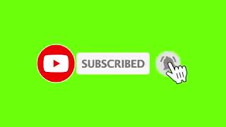 YouTube like subscribe bell icon buttons green screen  End Screen  no copyright [upl. by Mettah]