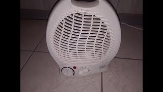 Easy Home Fan Heater  Aldi  Review FH104 [upl. by Ettenej112]