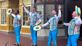 Dapper Dans on Main Street at Walt Disney World [upl. by Odlanir]