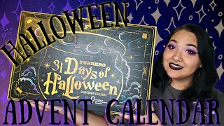 HALLOWEEN ADVENT CALENDAR  31 DAYS OF HALLOWEEN BY FERRERO Countdown Calendar [upl. by Adniram]