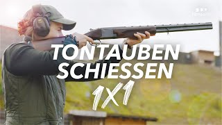 Tontauben schießen 1x1  JagdTraining  Hansebelt [upl. by Ahsok]