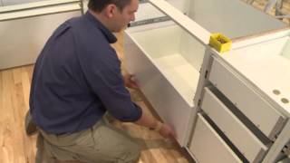 Attaching drawer fronts  kaboodle kitchen [upl. by Kinsley688]