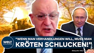 UKRAINE KRIEG Friedensverhandlungen mit Putin quotSolange man den Dialog verweigert wenig Chancenquot [upl. by Hsiri]