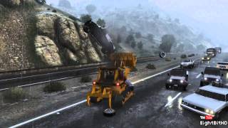 GTA 5 Bulldozer Rampage 2 HD Grand Theft Auto 5 [upl. by Candice]