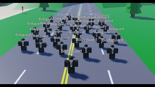 I HIRED 100 BODYGUARDS IN BROOKHAVEN [upl. by Nickles480]