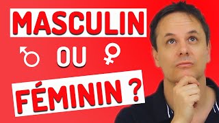 Comment savoir si cest Masculin ou Féminin en Français 5 Astuces Très Utiles pour le savoir [upl. by Ravens]