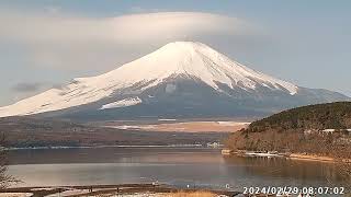 【LIVE】山中湖からの「富士山ライブカメラ」 quotmount fuji live cameraquot from Lake Yamanakako [upl. by Akeemat638]