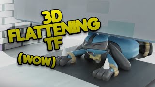 Lucario Conveyor Flattening 3D Animation [upl. by Weiman]