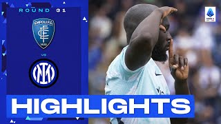 EmpoliInter 03  Big Rom is back Goals amp Highlights  Serie A 202223 [upl. by Paco]