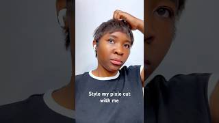 Styling my Pixie cut pixiecut pixiehaircut pixiecuttutorial shorthair shorthairstyles [upl. by Nord]