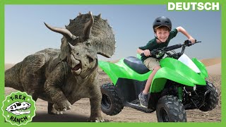 Die Dinosaurier ziehen um nach Kalifornien Teil 1  TRex Ranch  Dinosaurier für Kinder [upl. by Ayar]