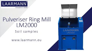 Pulveriser Ring Mill LM2000  Soil samples [upl. by Oiluj170]