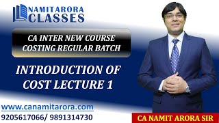 INTRODUCTION COST REGULAR BATCH NEW COURSE [upl. by Petigny]