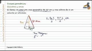 Cuerpos Geométricos Cilindros y conos [upl. by Akimahc513]