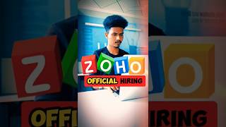 Zoho off campus drive 2024 zoho shorts [upl. by Caresse]